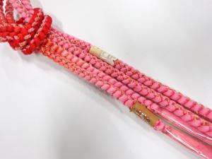 未使用品　正絹　手組帯締め